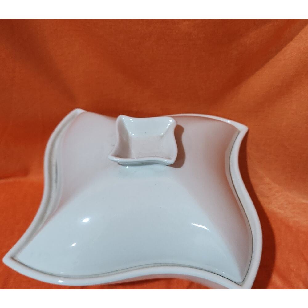 SIENA GODINGER 1qt Covered Bake Buffet Chafing Casserole Ceramic